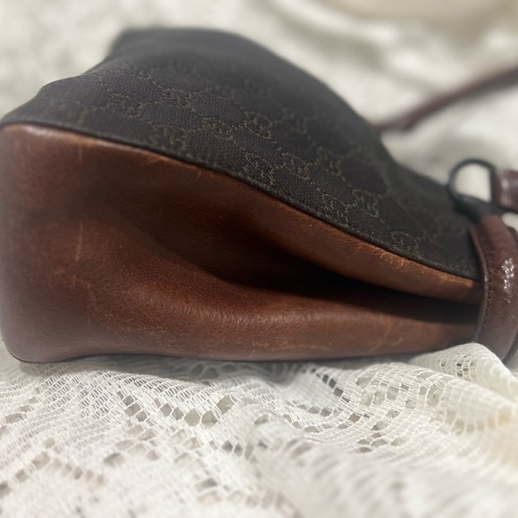 Extremely rare GUCCI GUCCISSIMA Horsebit tote in dark brown. Gently used - Picture 8 of 14